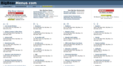 Desktop Screenshot of bigbearmenus.com